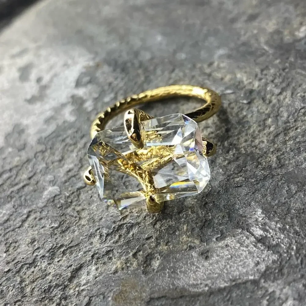 NEW From Fire Gemstone Statement Ring - Picture 11 of 16